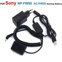 NP-FW50 AC-PW20 BC-VW1 Dummy Battery+QC3.0 USB Charger Power Bank USB Cable For Sony A7S2 A7S A7 II A7R A7RII A7m2 A6000 A6300