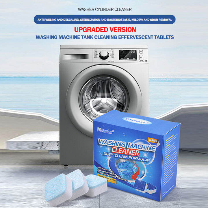 SG Local Shipping Japanese Formula 12pcs Washing Machine Cleaner