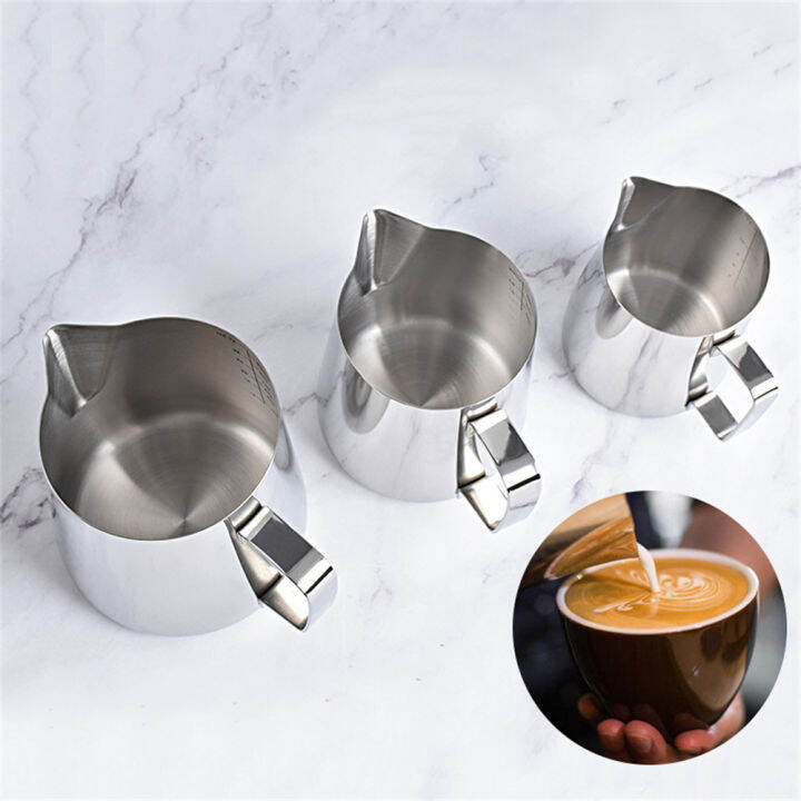 350ml-600ml-900ml-350ml-600ml-900ml-coffee-milk-frothing-jug-latte-art-milk-frother-pitcher-stainless-steel-measurement-jug-espresso-barista-tool-coffee-accessories-silver-color-with-scale-cylinder-mi