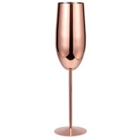 280Ml 304 Stainless Steel Cocktail Glass Red Wine Glass Metal Goblet Champagne Glass Creative KTV Bar Wine Glass