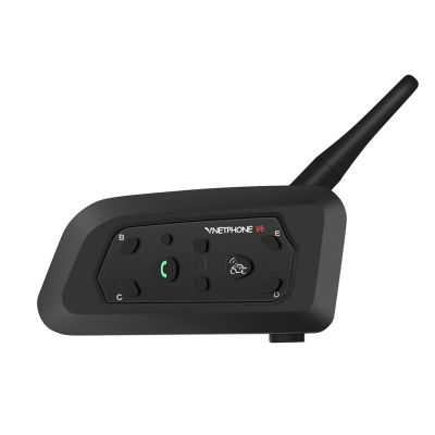 V6 1200M รถจักรยานยนต์ Bluetooth-Compatible Helmet Headset Intercom 2 Riders Interphone