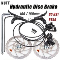 NUTT MTB Bike Hydraulic Oil Disc brake Set RT56 140 160 180 mm Rotor Caliper Right Front Left Rear Bicycle Scooter Cycling Parts