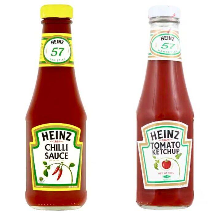 Heinz Chilli Sauce 305g / Heinz Tomato Ketchup 300g Lazada