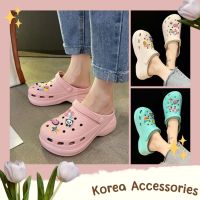 Korean?  รองเท้าหัวโต ทรง Crocs มีรัดส้น 5 สี