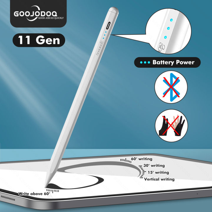 GOOJODOQ Stylus Pen For New IPad Air 4 Power Indicator Light With Palm Rejection Tilt IPad