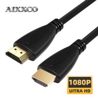 AIXXCO kabel kompatibel HDMI 0.5M 1.5M 1M 2M 3M 5M 10M 15M berlapis emas 1.4 1080p kabel video 3D untuk HDTV Splitter Switcher