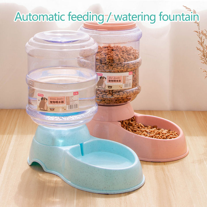 Food and Drinking Water Dispenser for Pet Dogs, Food Bowl 3.8L