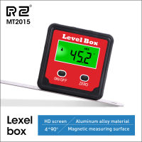 RZ Digital Electronic Protractor Inclinometer Bevel Box Angle finder With Backlight Angle Measurement Angle Gauge MT2015
