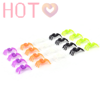 Hot? 200ชิ้น/เซ็ต Halloween Plastic mixed-Color Miniature spiders ตกแต่งของเล่นขนาดเล็ก