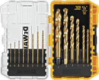 DEWALT DW1341 14-Piece Titanium Speed Tip Drill Bit Set