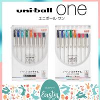 ปากกาเจล Uni ball One ยูนิบอล วัน ขนาด 0.38 และ 0.5 MM เซ็ต 8 แท่ง