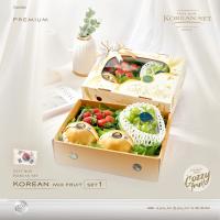 ส่งฟรี กล่องของขวัญผลไม้รวม Korean Mix fruit Set 1