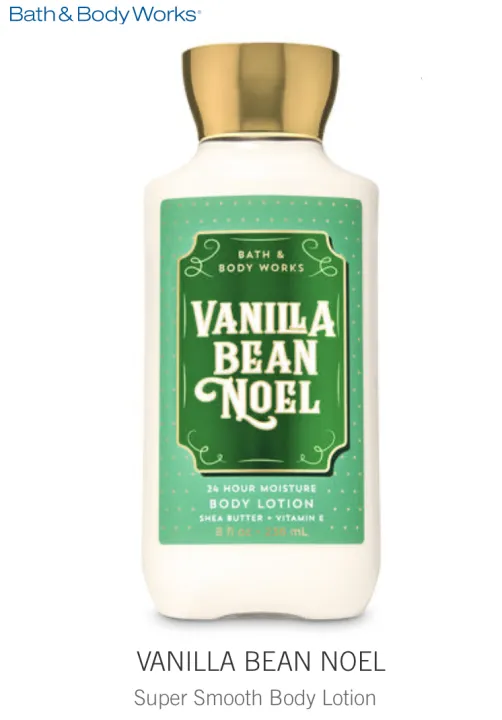 Bath & Body Works Lotion VANILLA BEAN NOEL Lazada PH