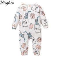 2022 Baby Clothes 0 to 12 Months for Boy and Girl Baby Romper Cotton Cute Bottle Long Sleeve Newborn Baby Boy Clothes Jumpsuit
