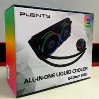 ชุดน้ำ ปิด 2 ตอน ไฟ RGB LED PLENTY Liquid Cooler 240mm รองรับ cpu intel และ amd