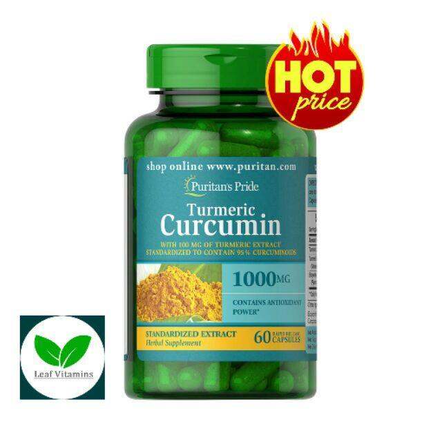 Puritan's Pride Turmeric Curcumin 1000 Mg / 60 Capsules | Lazada.co.th