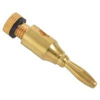 4 x 4mm Banana Plugs For Speaker Cable connections Gold Plated