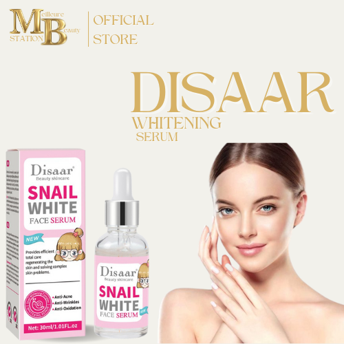 AUTHENTIC Snail White Face Serum Brighten Skin Tone Moisturizing Anti