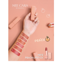 NEE CARA​ SWEET AS A PEACH LIP STICK N613 ?สีโทนแดงส้ม**ของแท้ พร้อมส่ง