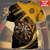 in stock 2023 Design Tessffel NewFashion Sports Darts Beer Club Games Tattoo Summer Harajuku T-Shirts Unisex Top O-Neck Short Sleeve Drop Shipping A8，Contact the seller to customize the name and logo for free