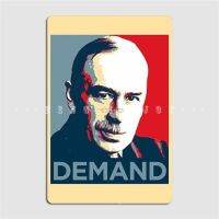 John Maynard Keynes ป้ายโลหะบาร์เที่ยวกลางคืนของสโมสรโปสเตอร์ Shots โล่ดีบุกส่วนบุคคล