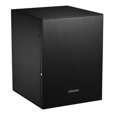 Jonsbo C2 Aluminum Computer Case Desktop PC Chassis for Mini ITX microATX Support 24.5*21.5CM motherboardATX power80MM radiato