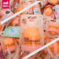 ? ส่งไว ?    Real Techniques Base Miracle Complexion Sponge  (ฟองน้ำ)  ฟองน้ำไข่สีส้ม สินค้าใหม่ล่าสุดจก real techniques