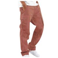 Sweatpants Men Jogger Cargo Pants Drawstring Wasit Casual Multi Pockets Military Tactical Trousers Cargo Baggy Pants Outfits New