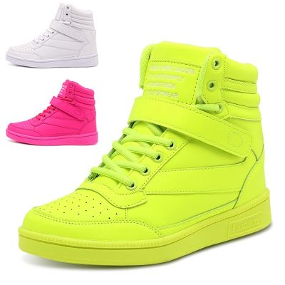 CODYing Yuan 3 Colors Womens Casual High Tops Shoes Korean Pu Leather Ankle Boots