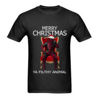 Deadpool Merry X Mas คุณ Filthy สัตว์ TShirt TEE New Mens เสื้อยืดขนาด S ถึง 3XL