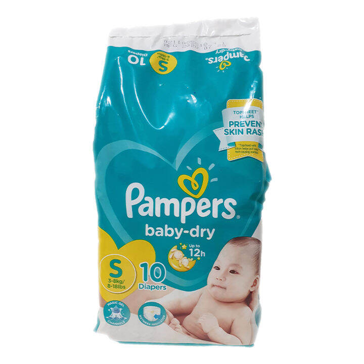Pampers Baby Dry Taped Diapers SMALL (38pcs) Pampers Diapers SMALL