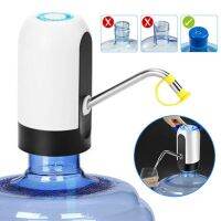 LED Touch Electric Bottled Water Pump Stainless Steel USB Rechargeable Dispenser