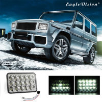 ไฟหน้า LED Die-Cast ปลอกอลูมิเนียม150W สแควร์5นิ้ว (4X6) ไฟหน้า LED ไฟทำงานรถบรรทุก Suv