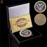 USA Retired Air Force Integrity Service Excellence Military Glory Medal Token Challenge Badge Commemorative Coin Collection W/B