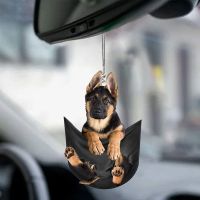 【CC】❒  Pendant Hanging Car Rearview Mirror Interior Dog Ornament Decoraction