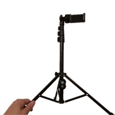[ จัดส่งด่วน ] อลูมิเนียม ขาตั้งกล้องเซลฟี่ ที่วางกล้องพาโนรามาแบบพับเก็บได้สำหรับศัพท์มือถือ
