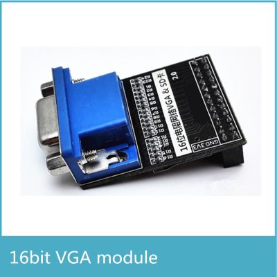 16 Bit True Color 65536 Color VGA Module with SD Card Interface Video Image Capture Adapters Cables