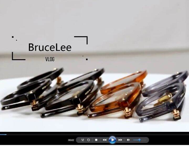 Hawaii Fashion Blue Light Acetate Leisure Glasses Frame Men Vintage