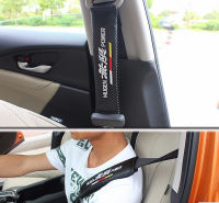 หุ้มเบลท์ คาร์บอน ฮอนด้า ลายมุเก็น แต่งภายใน ราคาต่อ 1 ชุด 2 ชิ้น HONDA MUGEN car seat belt covers safety shoulder for city accord civic brio stepwagon jazz fit