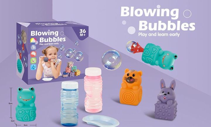 blowing-bubbles-ของเล่นเสริมพัฒนาการ-สำหรับเด็ก-6-เดือน-นำเข้าห้องน้ำได้-สร้างฟองสบู่ได้