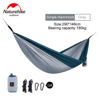 Naturehike 1-2 Persons Ultralight Single Double Camping Hammock Outdoor Hammock Swings Hanging Tent Portable Sleeping Bed