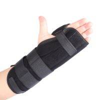 ▼ 1pcs New Carpal Tunnel Left Right Wrist Brace Support Sprain Forearm Splint Band Strap Black Color 49951