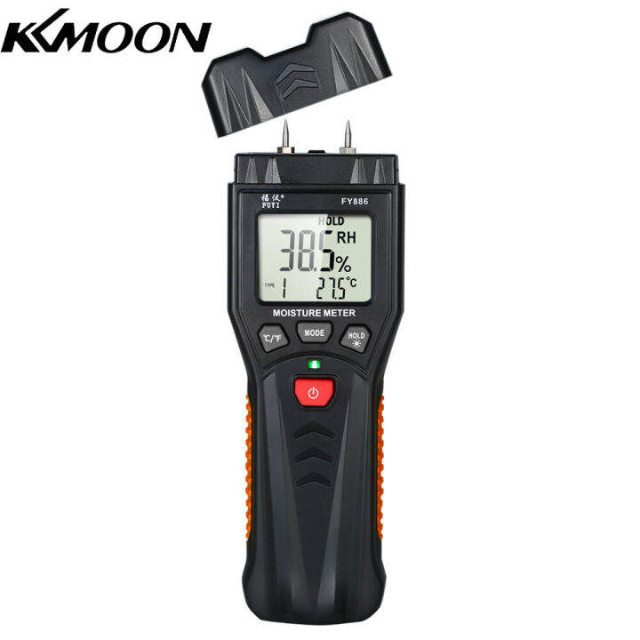 KKmoon FUYI Digital Damp Meter Detector Wood Moisture Meter Wood