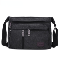 Man Canvas Casual Shoulde Bags Travel Crossbody Outdoor Bags Mens Tote School Retro Zipper Handbags cross body bags men сумка 가방