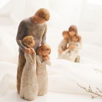 Home Decor Resin Statue People Model Figurines For Interior Home Decoration Accessories Living Room Decoration Christmas Gifts