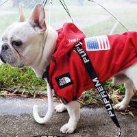 2021Fashion Pet Dog Raincoat for Dog Clothes Waterproof French Bulldog Clothes for Dog Rainwear Hoodie Breathable Puppy Pet Clothing