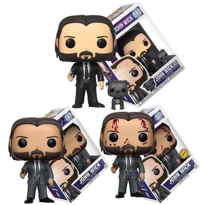 JOHN WICK โมเดลฟิกเกอร์สะสมตุ๊กตาต่อสู้ #580 # ของเล่นสำหรับเด็กขนาด10ซม. พร้อมกล่องของเล่นคริสต์มาส