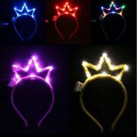 【HOT】☈ 1pcs Headband Led Props Birthday Costume Wedding