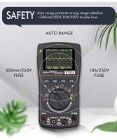 ET828 2 In 1ความคมชัดสูงออสซิลโลสโคปแบบดิจิตอลกราฟิกอัจฉริยะมัลติมิเตอร์2.5Msps 2.4นิ้วจอสีแบนด์วิธ1MHZ