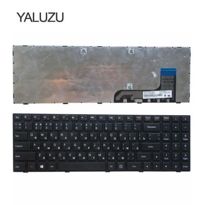 YALUZU คีย์บอร์ดสำหรับ Lenovo Ideapad 100-15 100-15IBY 100-15IB B50-10 PK131ER1A05 5N20h52634นาโน9Z.NCLSN.00R NSK-BR0SN สีดำ RU